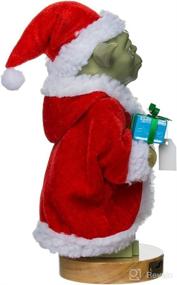 img 2 attached to 🎅 9-Inch Kurt Adler Yoda Nutcracker Dressed as Santa Robe