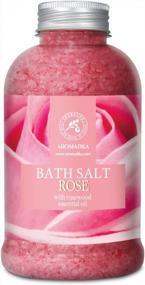 img 4 attached to Соль для ванн с маслом розового дерева и экстрактом розы 21,16 унции - натуральная расслабляющая ароматерапия для сна, красоты, хорошего самочувствия и снятия стресса 600 г