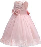 elegant lace tulle princess party dress for flower girls at weddings, bridesmaids, baby girl pageants, and baptisms - acecharming logo