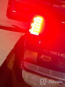 img 7 attached to Черные дымчатые светодиодные задние фонари для моделей Chevy Silverado и GMC Sierra FLEETSIDE 1999-2006 годов - AUTOSAVER88 Замена в сборе