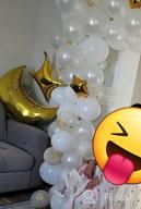 img 1 attached to Twinkle Twinkle Little Star Balloon Garland Set: White And Gold Moon And Star Balloons, Confetti Balloons For Baby Shower And Party Decorations review by Jon Dugan
