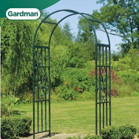 img 3 attached to Add Classic Elegance To Your Garden With Gardman R361 Kensington Arch In Verdigris Finish – 48" Wide X 74" High