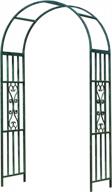 add classic elegance to your garden with gardman r361 kensington arch in verdigris finish – 48" wide x 74" high logo