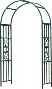 img 4 attached to Add Classic Elegance To Your Garden With Gardman R361 Kensington Arch In Verdigris Finish – 48" Wide X 74" High