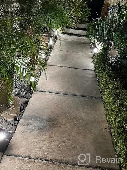 img 1 attached to LEONLITE 12-Pack 3W LED Landscape Pathway Light, 12V AC/DC Low Voltage CRI90+ IP65 Waterproof Non-Dimmable ETL Listed Bronze Aluminum 3000K Warm White review by James Roberts