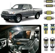 💡 high-capacity 6000k white led interior light bulbs kit bundle with install tool for toyota tundra 2000-2004 logo