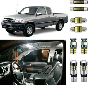 img 4 attached to 💡 High-Capacity 6000K White LED Interior Light Bulbs Kit Bundle with Install Tool for Toyota Tundra 2000-2004