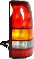 🚘 1999-2002 chevy silverado 1500 & gmc sierra 1500 tail light lamp rh - dependable direct gm2801173 w/ bulb логотип