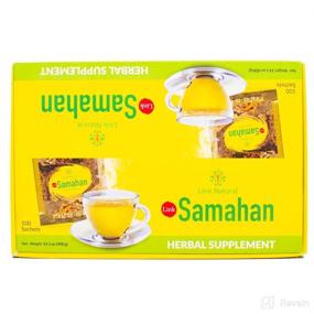 img 3 attached to 🍵 Authentic Sri Lankan Ayurvedic Herbal Tea: 100 Packets of Link Samahan