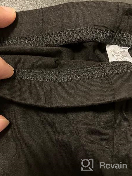 img 1 attached to TEGEEK Toddler Little Leggings 👧 3 Pack Black, Size 4T, Girls' Clothing review by Naoka Garcia