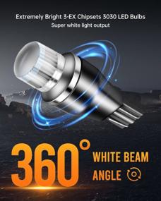 img 2 attached to Upgrade Your Car'S Reverse Lighting With LUYED Super Bright 730 Lumens Backup Lights - Xenon White, T15 W16W Compatible (921 912): 2022 New Design With 3-EX Chipsets And Lens