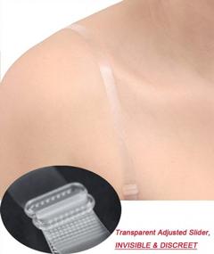 img 3 attached to Invisible And Adjustable Clear Bra Shoulder Straps With Metal Hook – Upgrade Your Lingerie With DoHope