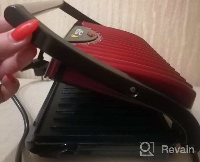 img 1 attached to Sandwich maker Kitfort KT-1609 Panini Maker, red review by Wiktor Grzankowski ᠌