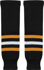 img 4 attached to Хоккейные носки серии HSK в ярких цветах идеально подходят для юниоров и пожилых людей