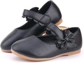 img 3 attached to 👞 Femizee Wingtip Oxfords Toddler Girls' School Uniform Shoes