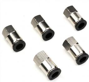 img 4 attached to 1/4" Npt Female Air Fittings Push To Connect Fittings,CEKER 3/8 Inch Tubing Air Line Fittings Pneumatic Fitting Push In Connectors Quick Connect Air Hose Fittings 5Packs