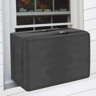 heavy duty waterproof aozzy air conditioner cover for outdoor window units with adjustable straps - 17" w x 12" d x 13" h inches логотип