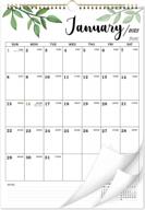 вертикальный настенный календарь на 2023 год - ежемесячный календарь с января по декабрь 2023 года, 12 "x 17", с датой по юлианскому календарю - идеально подходит для дома, офиса и школы. логотип