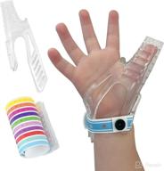 👍 [2 pack] thumb guard to stop thumb sucking for kids - effective thumb sucking solution for 0-4 year olds logo