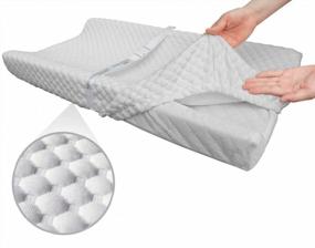 img 3 attached to White Bamboo Baby Changing Pad Cover: Ultra Soft And Comfortable By BlueSnail - Perfect For Your Little One'S Nursery