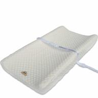 white bamboo baby changing pad cover: ultra soft and comfortable by bluesnail - perfect for your little one's nursery logo