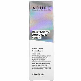 img 3 attached to Acure Resurfacing Amino Acid Serum: 100% Vegan Moisturizing & Refining For All Skin Types - Daily Use!