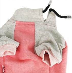img 3 attached to Симпатичный и уютный розовый свитер для маленьких собак - зимнее пальто с полным покрытием от SussexHome Pets