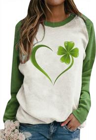 img 3 attached to Get Lucky This St. Patrick'S Day With YMING'S Shamrock Sweatshirt For Women