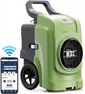 alorair storm elite industrial commercial dehumidifier, wifi smart 125 ppd dehumidifier with hose, app control, lcd display, 5 years warranty, cover 3,000 sq. ft, cetl listed, green logo