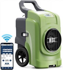 img 4 attached to ALORAIR Storm Elite Industrial Commercial Dehumidifier, WiFi Smart 125 PPD Dehumidifier With Hose, APP Control, LCD Display, 5 Years Warranty, Cover 3,000 Sq. Ft, CETL Listed, Green