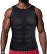 hometa mens compression shirt slimming body shaper vest abs abdomen slim tank top shapewear undershirt logo