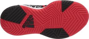 img 1 attached to Adidas Ownthegame Basketball Black Unisex Girls' Shoes via Athletic