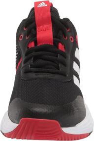 img 3 attached to Adidas Ownthegame Basketball Black Unisex Girls' Shoes via Athletic