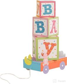 img 4 attached to 👶 Baby Shower Centerpiece - Simplicity Paper Building Blocks, 8'' L x 5'' W x 14.5'' H