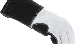 img 3 attached to 🧤 Mechanix Wear Pulse TIG Welding Gloves: Durahide Goat Leather, Enhanced Dexterity & Control, Glide Resistant - White/Black, Large
