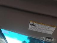 img 1 attached to Right Passenger Side Beige Sun Visor Replacement For 2007-2011 Toyota Camry & Camry Hybrid With Sunroof And Light - SAILEAD review by Joe Vazquez