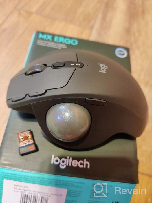 img 1 attached to Renewed Logitech MX ERGO Advanced Wireless Trackball for Windows PC and Mac review by Aneta Smoliska ᠌