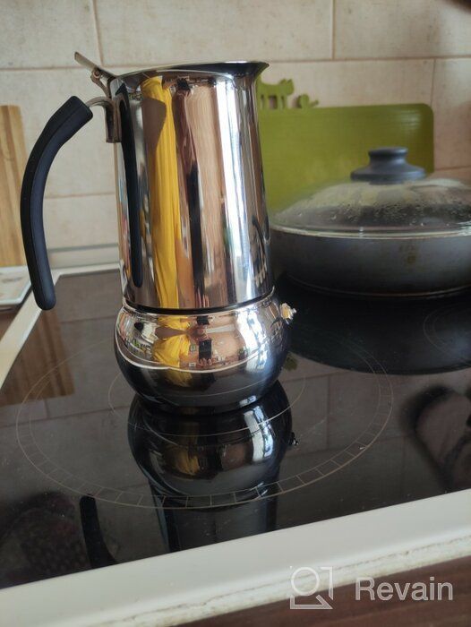 img 1 attached to Bialetti Kitty Stainless Steel Espresso Coffee Maker, 6 Cup Capacity review by Aneta Misztal ᠌