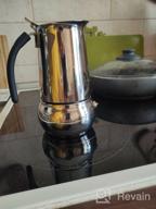 img 1 attached to Bialetti Kitty Stainless Steel Espresso Coffee Maker, 6 Cup Capacity review by Aneta Misztal ᠌