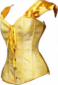 img 3 attached to Women'S Princess Corset Top With Rushed Sleeves By BSLingerie®: Enhance Your Costume Look!