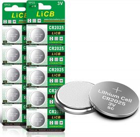 img 4 attached to Длительная мощность: литиевая батарея LiCB CR2025 3 В (10 шт.)