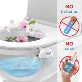 img 2 attached to Toipal Automatic Toilet Spray: Hands-Free Odor Eliminator with Lemon Refill, No Batteries Required