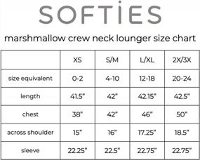 img 1 attached to Comfortable And Chic: Softies Marshmallow Crew Neck Lounger With Convenient Pockets For Women
