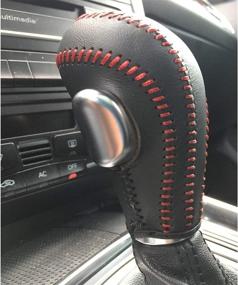 img 3 attached to Gear Shift Knob Cover for Audi A3 (2006-2010), A4 (2009-2012), A5 🔧 (2008-2012), A6 (2005-2011), Q5 (2009-2012), Q7 (2007-2011), S4 (2010-2012), S5 (2010-2012), S6 (2007-2011)