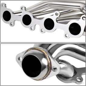 img 2 attached to 🚀 Enhance Your Vehicle's Performance with DNA Motoring HDS-F15011-50L Stainless Steel Exhaust Header Manifold