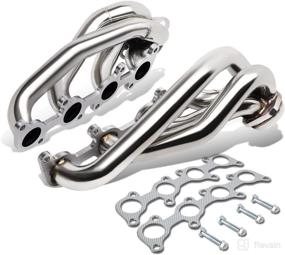 img 4 attached to 🚀 Enhance Your Vehicle's Performance with DNA Motoring HDS-F15011-50L Stainless Steel Exhaust Header Manifold