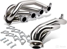 img 3 attached to 🚀 Enhance Your Vehicle's Performance with DNA Motoring HDS-F15011-50L Stainless Steel Exhaust Header Manifold