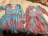 img 1 attached to 👗 Twirly Girls' Dresses with Jorssar Clothes Sleeves - Perfect School Clothing review by Peter Caw