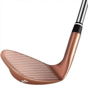 img 3 attached to MAZEL Premium Golf Sand Wedge, Gap Wedge, Lob Wedge для мужчин и женщин - легкий удар с флопа, побег из бункеров и быстрые удары по грину с высокой клюшкой Loft Club