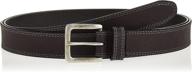 timberland mens classic leather brown men's accessories ~ belts logo